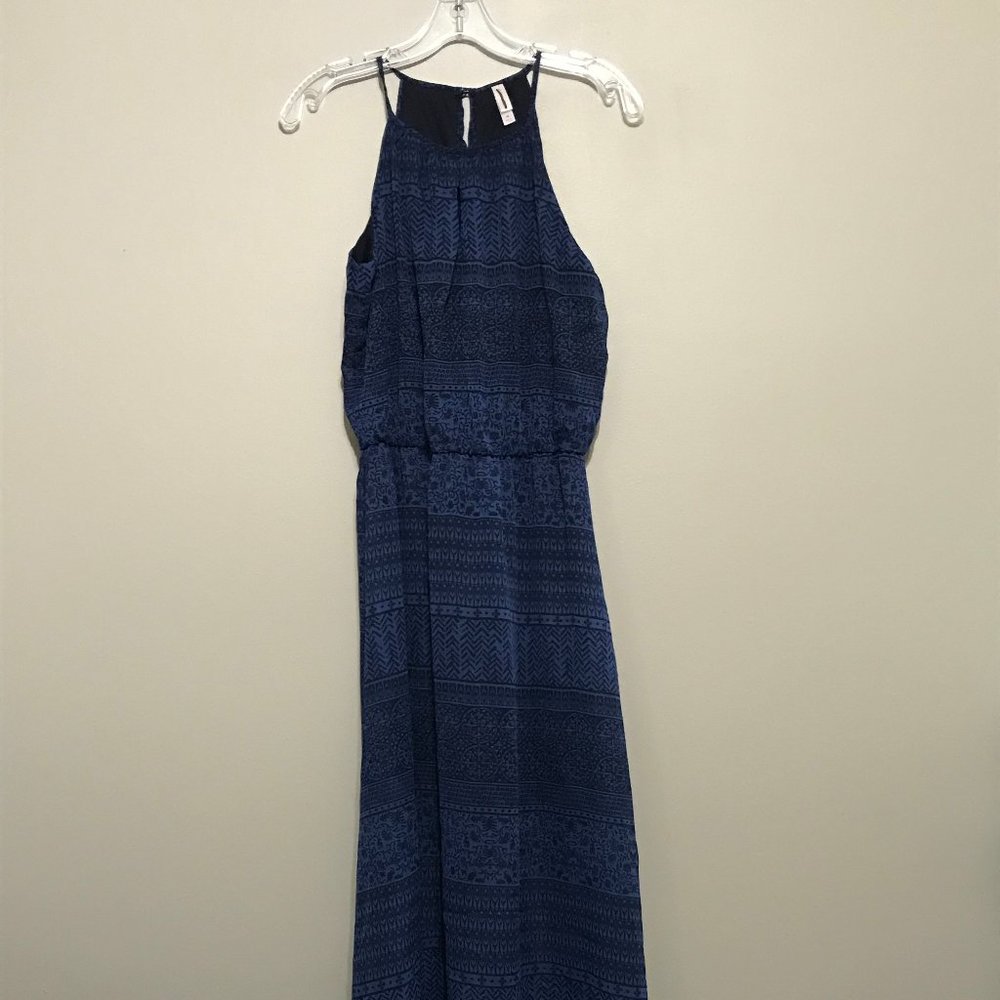 Blue maxi dress